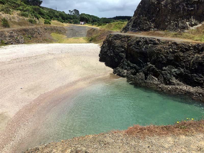Te Arai quarry swimming hole